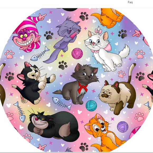 NWT Little Snuggles Toddler Disney Cats Marie/Cheshire/Figaro Bamboo Crewneck - Picture 2 of 6